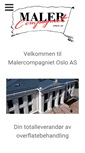 Mobile Screenshot of malercompagniet.no